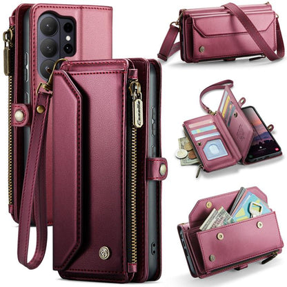CaseMe C36 Card Slots Zipper Wallet RFID Anti-theft Leather Phone Case, For Galaxy Z Fold8 5G, For Galaxy S26 FE 5G, For Galaxy Z Fold8 Ultra 5G, For Galaxy S26+ 5G, For Galaxy S26 Ultra 5G, For Galaxy S26 5G, For Galaxy A57 5G, For Galaxy A37 5G      ...