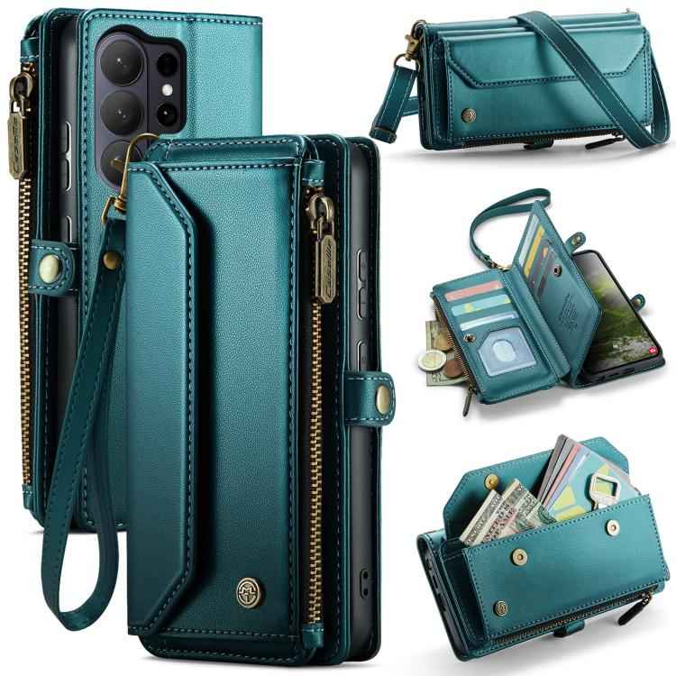 CaseMe C36 Card Slots Zipper Wallet RFID Anti-theft Leather Phone Case, For Samsung Galaxy S26+ 5G, For Samsung Galaxy S26 Ultra 5G, For Samsung Galaxy S26 5G, For Samsung Galaxy S25 FE 5G, For Samsung Galaxy A17 4G, For Samsung Galaxy Z Fold7         ...