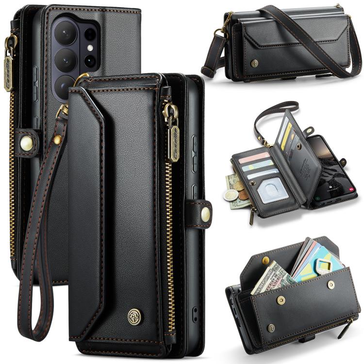 CaseMe C36 Card Slots Zipper Wallet RFID Anti-theft Leather Phone Case, For Galaxy Z Fold8 5G, For Galaxy S26 FE 5G, For Galaxy Z Fold8 Ultra 5G, For Galaxy S26+ 5G, For Galaxy S26 Ultra 5G, For Galaxy S26 5G, For Galaxy A57 5G, For Galaxy A37 5G      ...