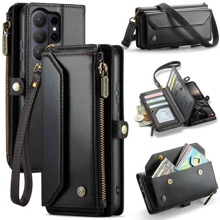CaseMe C36 Card Slots Zipper Wallet RFID Anti-theft Leather Phone Case, For Samsung Galaxy S26+ 5G, For Samsung Galaxy S26 Ultra 5G, For Samsung Galaxy S26 5G, For Samsung Galaxy S25 FE 5G, For Samsung Galaxy A17 4G, For Samsung Galaxy Z Fold7         ...