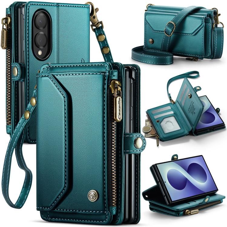 CaseMe C36 Card Slots Zipper Wallet RFID Anti-theft Leather Phone Case, For Galaxy Z Fold8 5G, For Galaxy S26 FE 5G, For Galaxy Z Fold8 Ultra 5G, For Galaxy S26+ 5G, For Galaxy S26 Ultra 5G, For Galaxy S26 5G, For Galaxy A57 5G, For Galaxy A37 5G      ...
