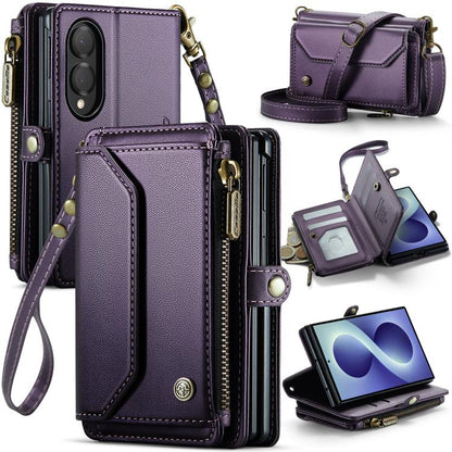CaseMe C36 Card Slots Zipper Wallet RFID Anti-theft Leather Phone Case, For Galaxy Z Fold8 5G, For Galaxy S26 FE 5G, For Galaxy Z Fold8 Ultra 5G, For Galaxy S26+ 5G, For Galaxy S26 Ultra 5G, For Galaxy S26 5G, For Galaxy A57 5G, For Galaxy A37 5G      ...