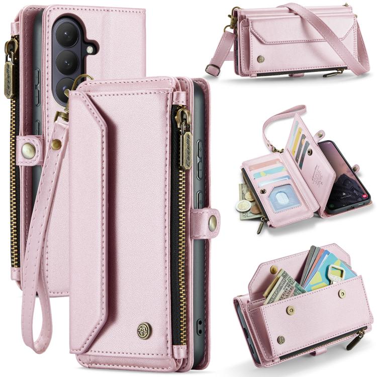 CaseMe C36 Card Slots Zipper Wallet RFID Anti-theft Leather Phone Case, For Galaxy Z Fold8 5G, For Galaxy S26 FE 5G, For Galaxy Z Fold8 Ultra 5G, For Galaxy S26+ 5G, For Galaxy S26 Ultra 5G, For Galaxy S26 5G, For Galaxy A57 5G, For Galaxy A37 5G      ...