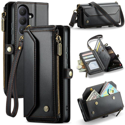 CaseMe C36 Card Slots Zipper Wallet RFID Anti-theft Leather Phone Case, For Galaxy Z Fold8 5G, For Galaxy S26 FE 5G, For Galaxy Z Fold8 Ultra 5G, For Galaxy S26+ 5G, For Galaxy S26 Ultra 5G, For Galaxy S26 5G, For Galaxy A57 5G, For Galaxy A37 5G      ...