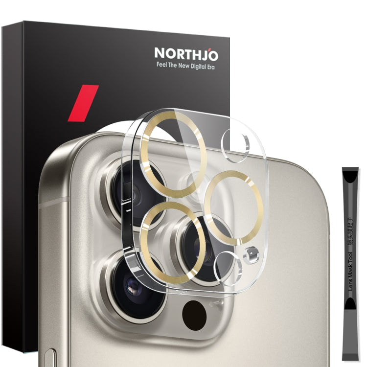 NORTHJO Camera Lens Protector CD Veins 3D Tempered Glass Film