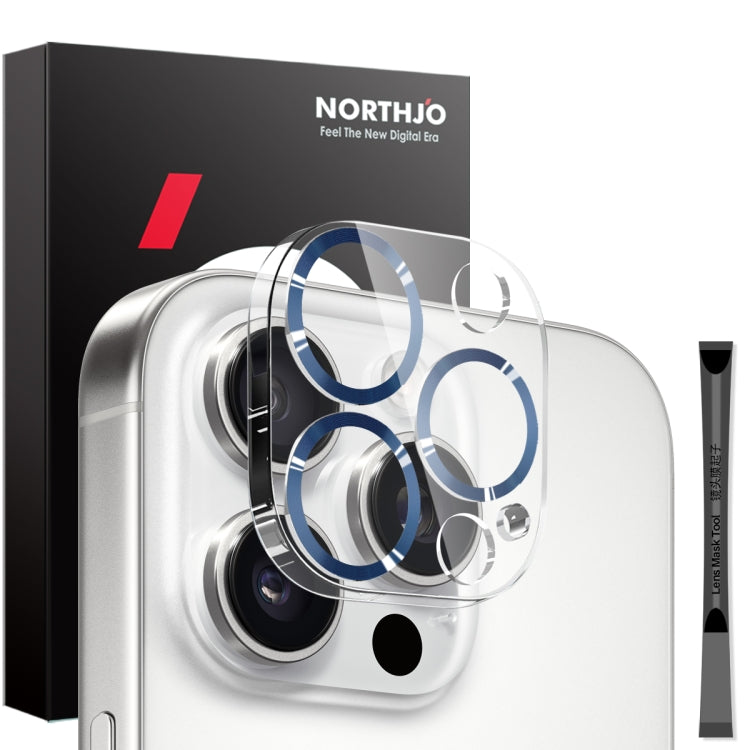 NORTHJO Camera Lens Protector CD Veins 3D Tempered Glass Film