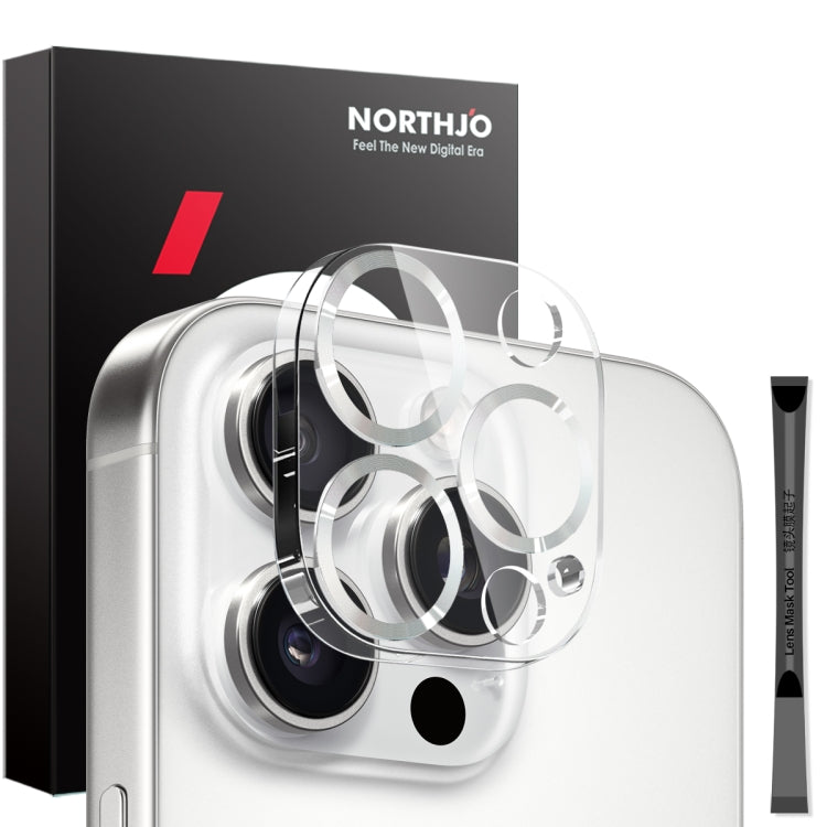 NORTHJO Camera Lens Protector CD Veins 3D Tempered Glass Film