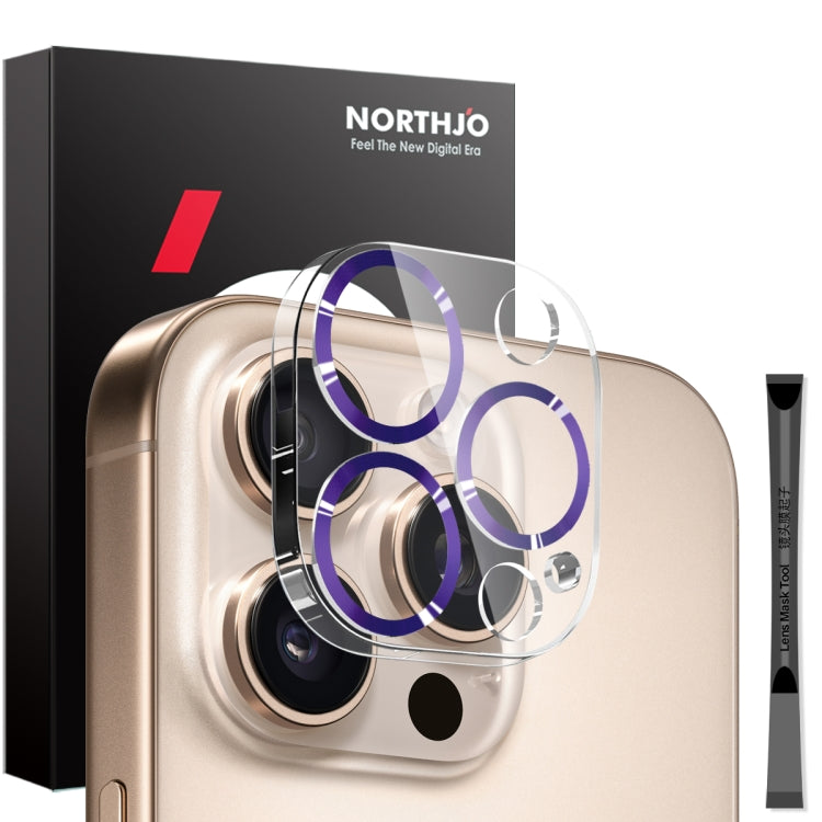 NORTHJO Camera Lens Protector CD Veins 3D Tempered Glass Film