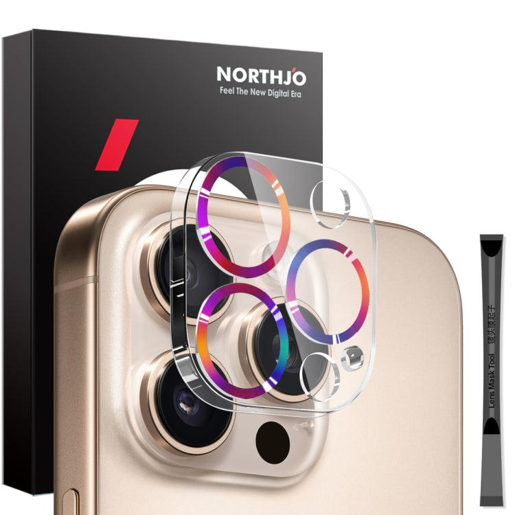 NORTHJO Camera Lens Protector CD Veins 3D Tempered Glass Film