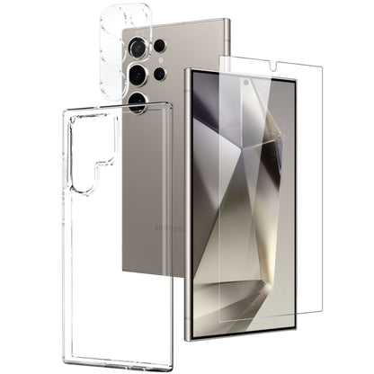 NORTHJO TPU Case with Screen and Lens Film, Support Fingerprint Unlock, For Samsung Galaxy S26+ 5G, For Samsung Galaxy S26 Ultra 5G, For Samsung Galaxy S26 5G, For Samsung Galaxy S25 Edge 5G, For Samsung Galaxy S25 5G, For Samsung Galaxy S25+ 5G       ...