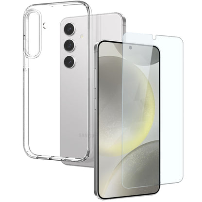 NORTHJO TPU Case with Screen Film, Support Fingerprint Unlock, For Samsung Galaxy S26+ 5G, For Samsung Galaxy S26 Ultra 5G, For Samsung Galaxy S26 5G, For Samsung Galaxy S25 Edge 5G, For Samsung Galaxy S25 5G, For Samsung Galaxy S25+ 5G                ...
