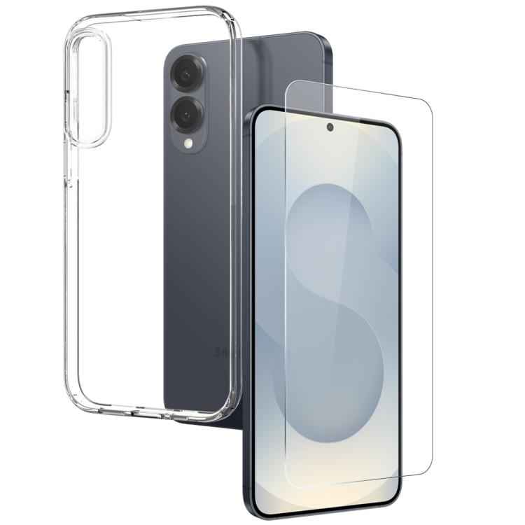 NORTHJO TPU Case with Screen Film, Support Fingerprint Unlock, For Samsung Galaxy S26+ 5G, For Samsung Galaxy S26 Ultra 5G, For Samsung Galaxy S26 5G, For Samsung Galaxy S25 Edge 5G, For Samsung Galaxy S25 5G, For Samsung Galaxy S25+ 5G                ...