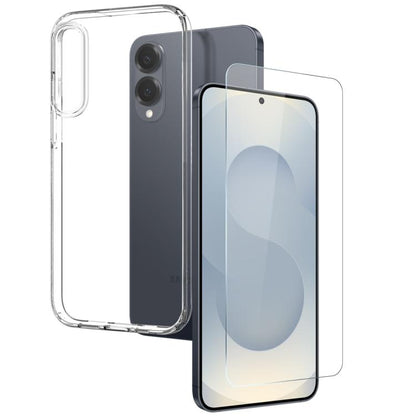 NORTHJO TPU Case with Screen Film, Support Fingerprint Unlock, For Samsung Galaxy S26+ 5G, For Samsung Galaxy S26 Ultra 5G, For Samsung Galaxy S26 5G, For Samsung Galaxy S25 Edge 5G, For Samsung Galaxy S25 5G, For Samsung Galaxy S25+ 5G                ...