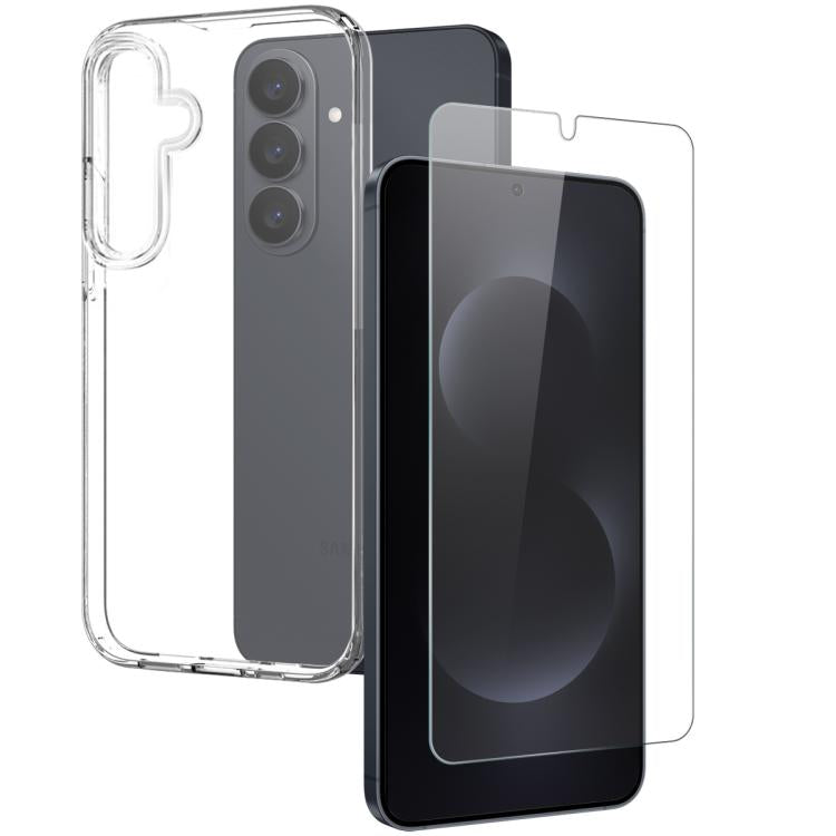NORTHJO TPU Case with Screen Film, Support Fingerprint Unlock, For Samsung Galaxy S26+ 5G, For Samsung Galaxy S26 Ultra 5G, For Samsung Galaxy S26 5G, For Samsung Galaxy S25 Edge 5G, For Samsung Galaxy S25 5G, For Samsung Galaxy S25+ 5G                ...