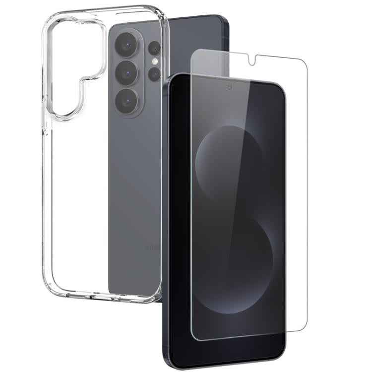 NORTHJO TPU Case with Screen Film, Support Fingerprint Unlock, For Samsung Galaxy S26+ 5G, For Samsung Galaxy S26 Ultra 5G, For Samsung Galaxy S26 5G, For Samsung Galaxy S25 Edge 5G, For Samsung Galaxy S25 5G, For Samsung Galaxy S25+ 5G                ...