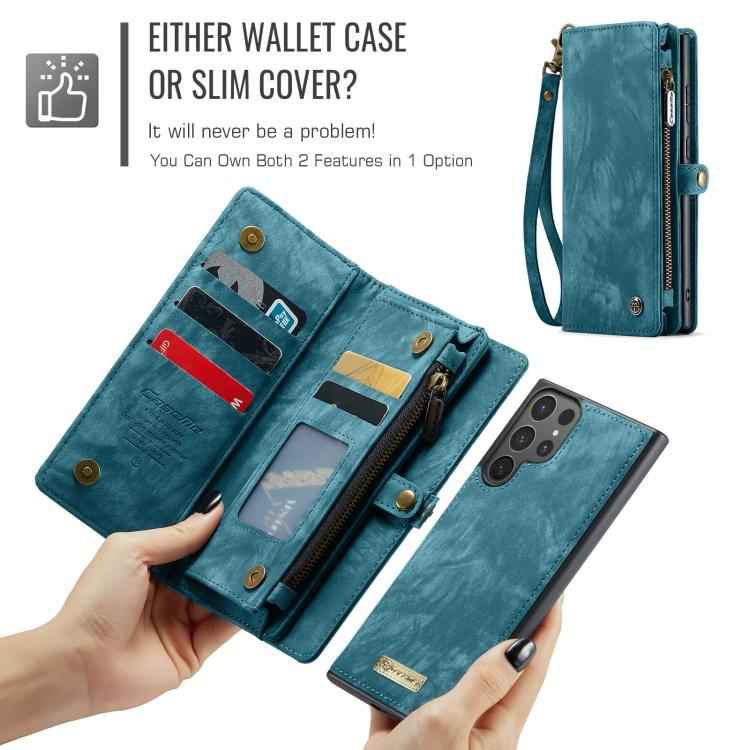 CaseMe 008 Detachable Multifunctional Leather Phone Case, For Samsung Galaxy S25 Ultra 5G, For Samsung Galaxy A16 5G, For Samsung Galaxy A17