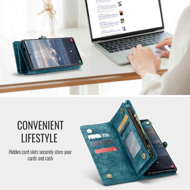 CaseMe 008 Detachable Multifunctional Leather Phone Case, For Samsung Galaxy S25 Ultra 5G, For Samsung Galaxy A16 5G, For Samsung Galaxy A17