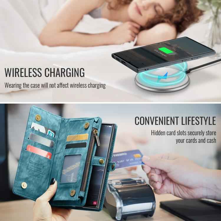 CaseMe 008 Detachable Multifunctional Leather Phone Case, For Samsung Galaxy S25 Ultra 5G, For Samsung Galaxy A16 5G, For Samsung Galaxy A17