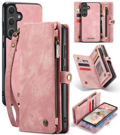 CaseMe 008 Detachable Multifunctional Leather Phone Case, For Samsung Galaxy A56 5G, For Samsung Galaxy A36 5G, For Samsung Galaxy S25 5G, For Samsung Galaxy S25+ 5G, For Samsung Galaxy S25 Ultra 5G, For Samsung Galaxy A16 5G