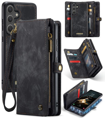 CaseMe 008 Detachable Multifunctional Leather Phone Case, For Samsung Galaxy A56 5G, For Samsung Galaxy A36 5G, For Samsung Galaxy S25 5G, For Samsung Galaxy S25+ 5G, For Samsung Galaxy S25 Ultra 5G, For Samsung Galaxy A16 5G
