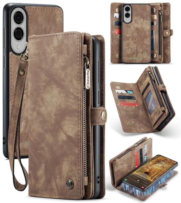 CaseMe 008 Detachable Multifunctional Leather Phone Case, For Galaxy S25 FE / S26 FE5G, For Samsung Galaxy S26+ 5G, For Samsung Galaxy S26 Ultra 5G, For Samsung Galaxy S26 5G, For Samsung Galaxy A57 5G, For Samsung Galaxy A37 5G, For Samsung Galaxy A17...