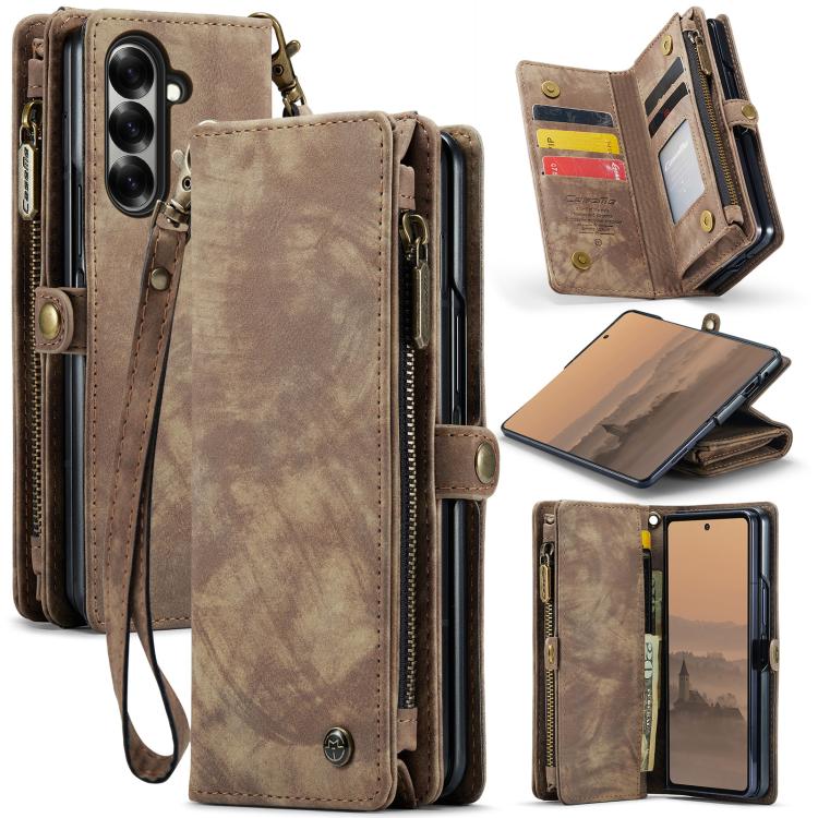 CaseMe 008 Detachable Multifunctional Leather Phone Case, For Galaxy S25 FE / S26 FE5G, For Samsung Galaxy S26+ 5G, For Samsung Galaxy S26 Ultra 5G, For Samsung Galaxy S26 5G, For Samsung Galaxy A57 5G, For Samsung Galaxy A37 5G, For Samsung Galaxy A17...