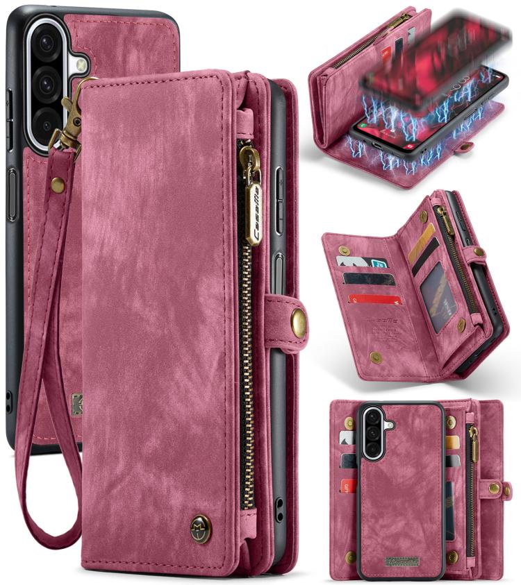 CaseMe 008 Detachable Multifunctional Leather Phone Case, For Galaxy S25 FE / S26 FE5G, For Samsung Galaxy S26+ 5G, For Samsung Galaxy S26 Ultra 5G, For Samsung Galaxy S26 5G, For Samsung Galaxy A57 5G, For Samsung Galaxy A37 5G, For Samsung Galaxy A17...