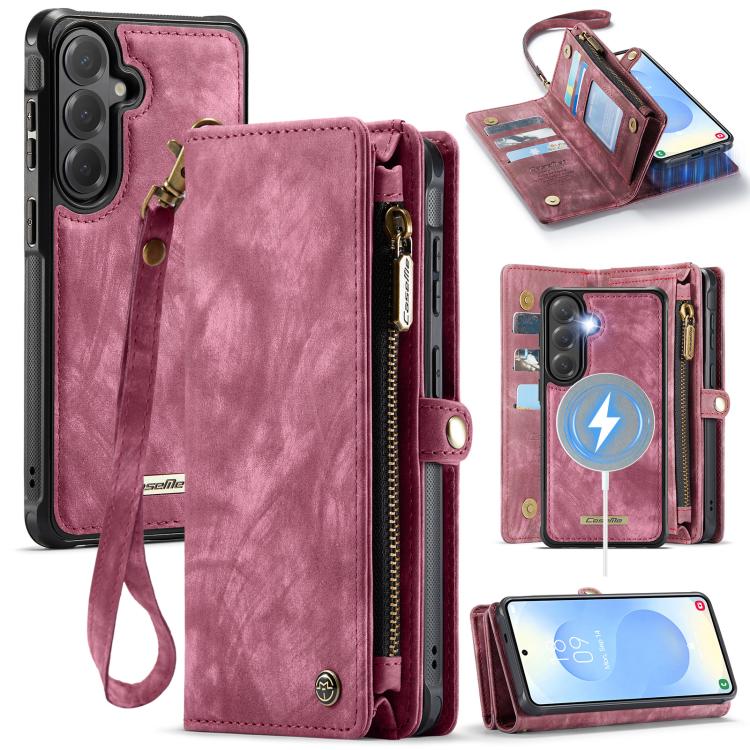 CaseMe 008 Detachable Multifunctional Leather Phone Case, For Galaxy S25 FE / S26 FE5G, For Samsung Galaxy S26+ 5G, For Samsung Galaxy S26 Ultra 5G, For Samsung Galaxy S26 5G, For Samsung Galaxy A57 5G, For Samsung Galaxy A37 5G, For Samsung Galaxy A17...