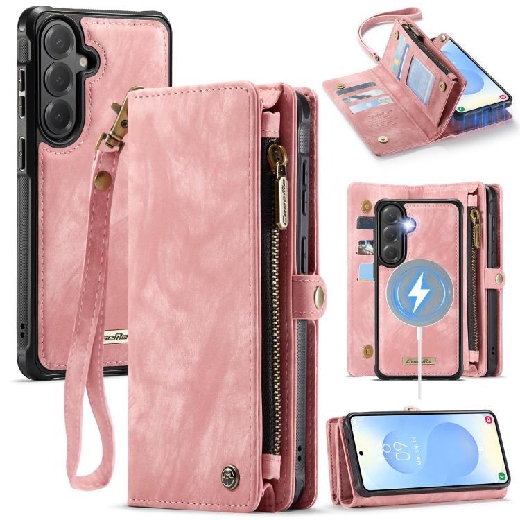 CaseMe 008 Detachable Multifunctional Leather Phone Case, For Samsung Galaxy S26+ 5G, For Samsung Galaxy S26 Ultra 5G, For Samsung Galaxy S26 5G, For Samsung Galaxy Z Fold7, For Samsung Galaxy S25 Edge 5G, For Samsung Galaxy A56 5G                     ...