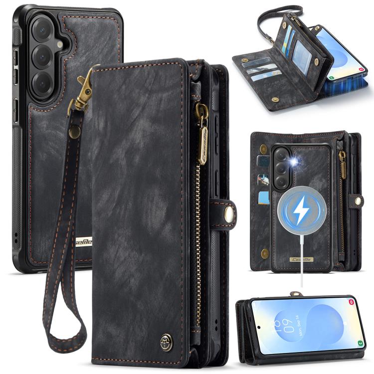 CaseMe 008 Detachable Multifunctional Leather Phone Case, For Samsung Galaxy S26+ 5G, For Samsung Galaxy S26 Ultra 5G, For Samsung Galaxy S26 5G, For Samsung Galaxy Z Fold7, For Samsung Galaxy S25 Edge 5G, For Samsung Galaxy A56 5G                     ...