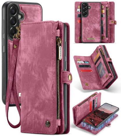 CaseMe 008 Detachable Multifunctional Leather Phone Case, For Galaxy S25 FE / S26 FE5G, For Samsung Galaxy S26+ 5G, For Samsung Galaxy S26 Ultra 5G, For Samsung Galaxy S26 5G, For Samsung Galaxy A57 5G, For Samsung Galaxy A37 5G, For Samsung Galaxy A17...