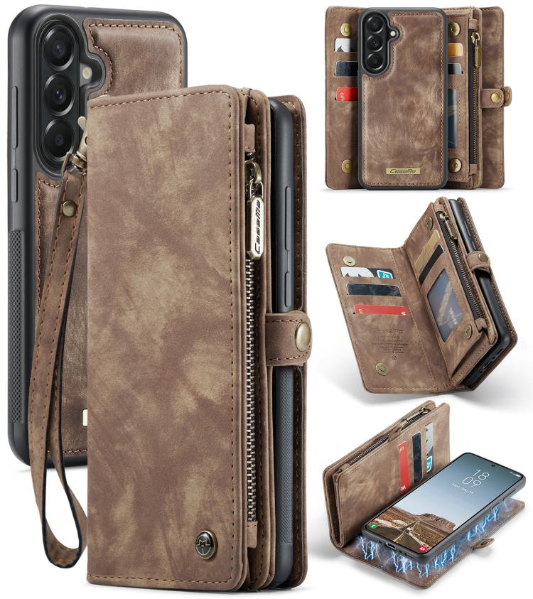 CaseMe 008 Detachable Multifunctional Leather Phone Case, For Galaxy S25 FE / S26 FE5G, For Samsung Galaxy S26+ 5G, For Samsung Galaxy S26 Ultra 5G, For Samsung Galaxy S26 5G, For Samsung Galaxy A57 5G, For Samsung Galaxy A37 5G, For Samsung Galaxy A17...