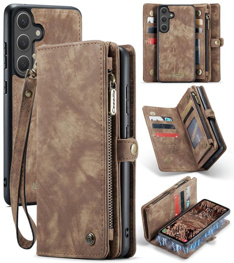 CaseMe 008 Detachable Multifunctional Leather Phone Case, For Galaxy S25 FE / S26 FE5G, For Samsung Galaxy S26+ 5G, For Samsung Galaxy S26 Ultra 5G, For Samsung Galaxy S26 5G, For Samsung Galaxy A57 5G, For Samsung Galaxy A37 5G, For Samsung Galaxy A17...