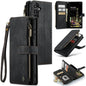 CaseMe C30 Card Slots Zipper Wallet Leather Phone Case, For Galaxy A56, For Galaxy A36, For Galaxy S25 5G, For Galaxy S25+ 5G, For Galaxy S25 Ultra 5G, For Galaxy A16 5G