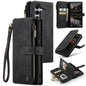 CaseMe C30 Card Slots Zipper Wallet Leather Phone Case, For Galaxy A56, For Galaxy A36, For Galaxy S25 5G, For Galaxy S25+ 5G, For Galaxy S25 Ultra 5G, For Galaxy A16 5G