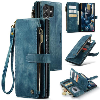CaseMe C30 Card Slots Zipper Wallet Leather Phone Case, For Galaxy A56, For Galaxy A36, For Galaxy S25 5G, For Galaxy S25+ 5G, For Galaxy S25 Ultra 5G, For Galaxy A16 5G