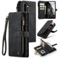 CaseMe C30 Card Slots Zipper Wallet Leather Phone Case, For Galaxy A56, For Galaxy A36, For Galaxy S25 5G, For Galaxy S25+ 5G, For Galaxy S25 Ultra 5G, For Galaxy A16 5G
