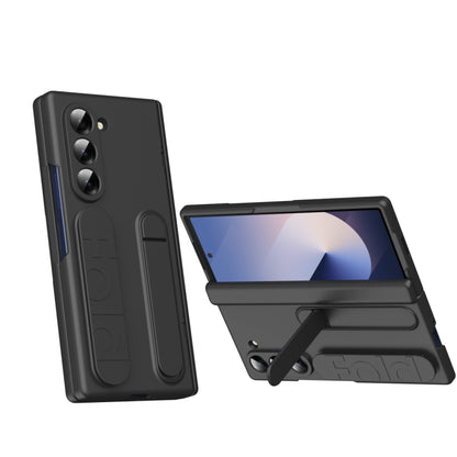 Bazher Shell Film Integrated Holder Shockproof Phone Case, For Galaxy Z Fold8 5G, For Galaxy Z Fold8 Ultra 5G, For Galaxy Z TriFold, For Galaxy Z Fold7 5G, For Galaxy Z Fold6 5G, For Galaxy Z Fold5 5G, For Galaxy Z Fold4, For Galaxy Z Fold3 5G