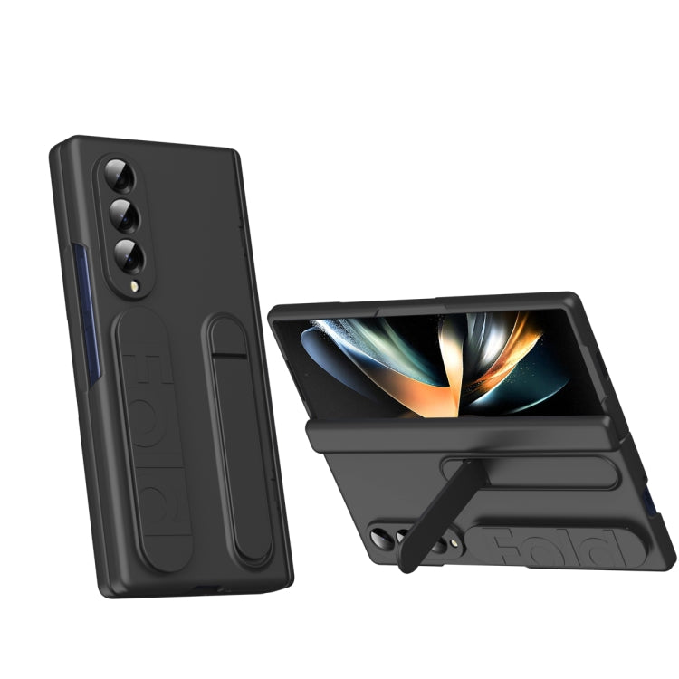 Bazher Shell Film Integrated Holder Shockproof Phone Case, For Galaxy Z Fold8 5G, For Galaxy Z Fold8 Ultra 5G, For Galaxy Z TriFold, For Galaxy Z Fold7 5G, For Galaxy Z Fold6 5G, For Galaxy Z Fold5 5G, For Galaxy Z Fold4, For Galaxy Z Fold3 5G