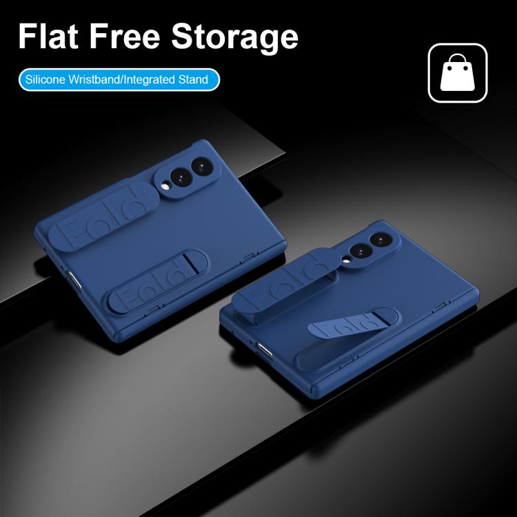 Bazher Shell Film Integrated Holder Shockproof Phone Case, For Galaxy Z Fold8 5G, For Galaxy Z Fold8 Ultra 5G, For Galaxy Z TriFold, For Galaxy Z Fold7 5G, For Galaxy Z Fold6 5G, For Galaxy Z Fold5 5G, For Galaxy Z Fold4, For Galaxy Z Fold3 5G