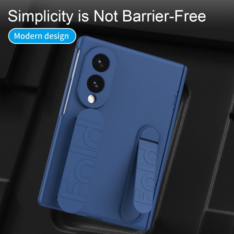 Bazher Shell Film Integrated Holder Shockproof Phone Case, For Galaxy Z Fold8 5G, For Galaxy Z Fold8 Ultra 5G, For Galaxy Z TriFold, For Galaxy Z Fold7 5G, For Galaxy Z Fold6 5G, For Galaxy Z Fold5 5G, For Galaxy Z Fold4, For Galaxy Z Fold3 5G