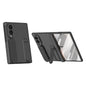 Bazher Shell Film Integrated Holder Shockproof Phone Case, For Galaxy Z Fold8 5G, For Galaxy Z Fold8 Ultra 5G, For Galaxy Z TriFold, For Galaxy Z Fold7 5G, For Galaxy Z Fold6 5G, For Galaxy Z Fold5 5G, For Galaxy Z Fold4, For Galaxy Z Fold3 5G