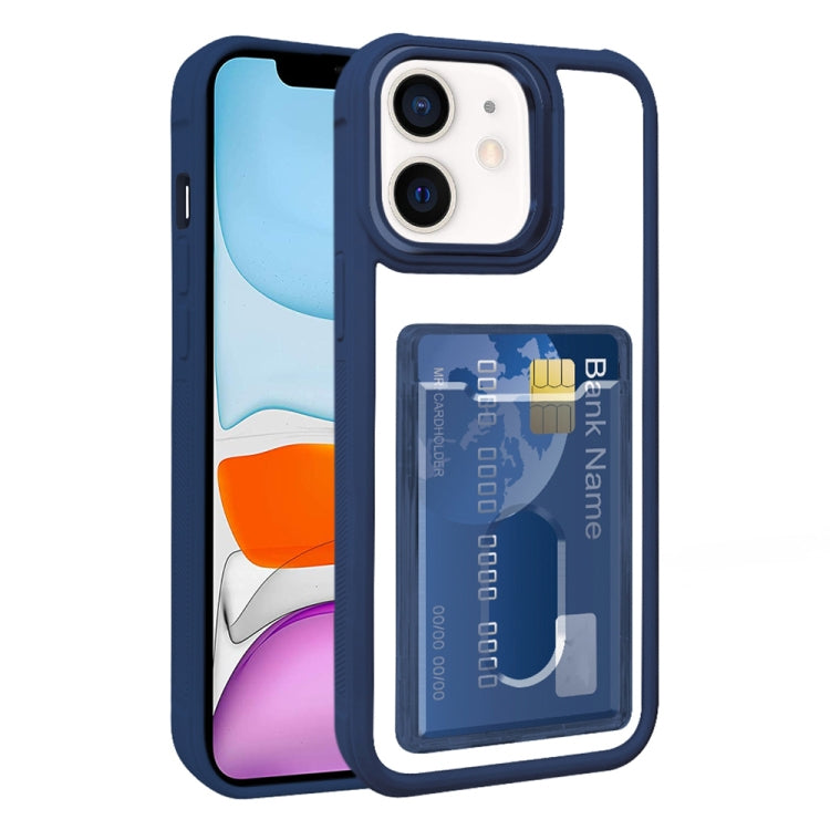 Electroplated Card Bag Acrylic Hybrid TPU Phone Case