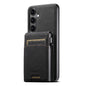 Suteni H19 Litchi Texture 2-in-1 MagSafe Removable Card Case Back Phone Case, For Samsung Galaxy S26+ 5G, For Samsung Galaxy S26 Ultra 5G, For Samsung Galaxy S25 5G, For Samsung Galaxy S25+ 5G, For Samsung Galaxy S25 Ultra 5G                           ...