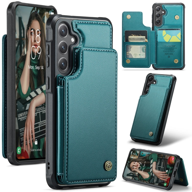 CaseMe C22 Card Slots Holder RFID Anti-theft Phone Case, For Samsung Galaxy A36 5G, For Samsung Galaxy S25 5G, For Samsung Galaxy S25+ 5G, For Samsung Galaxy S25 Ultra 5G, For Galaxy S25 FE / S26 FE 5G, For Samsung Galaxy A17