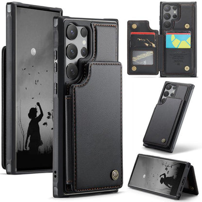 CaseMe C22 Card Slots Holder RFID Anti-theft Phone Case, For Samsung Galaxy A36 5G, For Samsung Galaxy S25 5G, For Samsung Galaxy S25+ 5G, For Samsung Galaxy S25 Ultra 5G, For Galaxy S25 FE / S26 FE 5G, For Samsung Galaxy A17