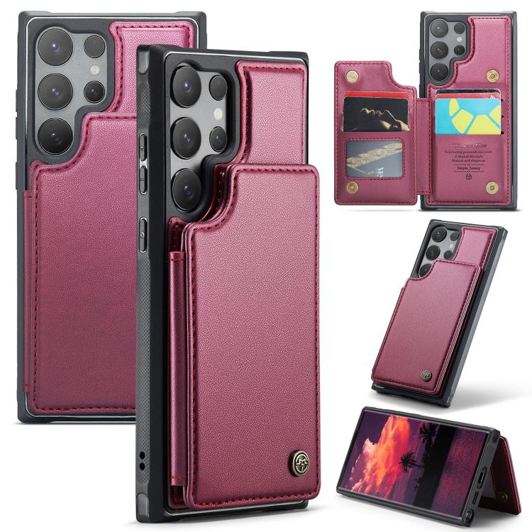 CaseMe C22 Card Slots Holder RFID Anti-theft Phone Case, For Samsung Galaxy A36 5G, For Samsung Galaxy S25 5G, For Samsung Galaxy S25+ 5G, For Samsung Galaxy S25 Ultra 5G, For Galaxy S25 FE / S26 FE 5G, For Samsung Galaxy A17