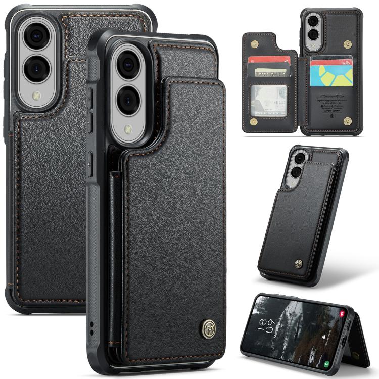 CaseMe C22 Card Slots Holder RFID Anti-theft Phone Case, For Galaxy S26 FE 5G, For Galaxy Z Fold8 Ultra 5G, For Samsung Galaxy S26+ 5G, For Samsung Galaxy S26 Ultra 5G, For Samsung Galaxy S26 5G, For Samsung Galaxy A57 5G, For Samsung Galaxy A37 5G    ...