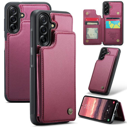 CaseMe C22 Card Slots Holder RFID Anti-theft Phone Case, For Samsung Galaxy A36 5G, For Samsung Galaxy S25 5G, For Samsung Galaxy S25+ 5G, For Samsung Galaxy S25 Ultra 5G, For Galaxy S25 FE / S26 FE 5G, For Samsung Galaxy A17