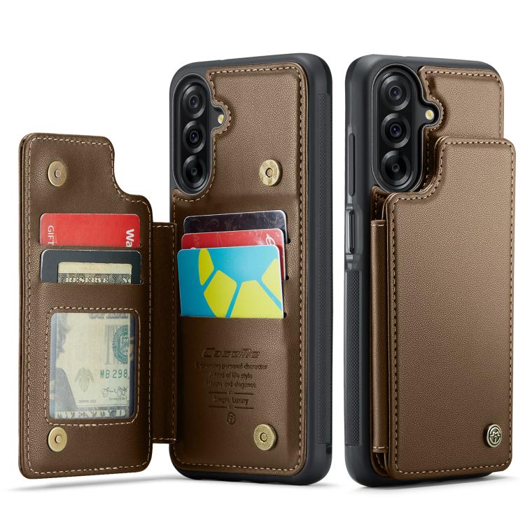 CaseMe C22 Card Slots Holder RFID Anti-theft Phone Case, For Samsung Galaxy A36 5G, For Samsung Galaxy S25 5G, For Samsung Galaxy S25+ 5G, For Samsung Galaxy S25 Ultra 5G, For Galaxy S25 FE / S26 FE 5G, For Samsung Galaxy A17